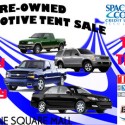 THIS IS THE ONE: Pre-Owned Automotive Tent Sale